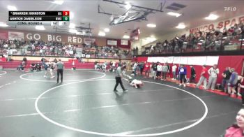 165 lbs Cons. Round 4 - Ashton Danielson, Mountain View High School vs Brakken Johnston, Highland
