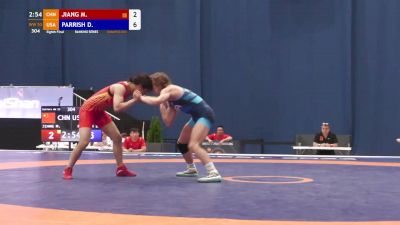 53 kg 1/8 - Dominique Parrish, USA vs Meiying Jian, CHN