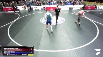 86 lbs Round 3 - Benjamin Mandell, Casa Roble Rams Wrestling Club vs Diego Ochoa, California