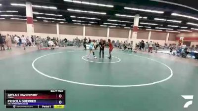 132 lbs Round 4 - Jaylah Davenport, Texas vs Priscila Guerreo, Vici Wrestling Club