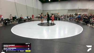 185 lbs Round 3 (10 Team) - Alicia Ramirez, Ohio Red vs Riley Samarripa, Oklahoma Blue