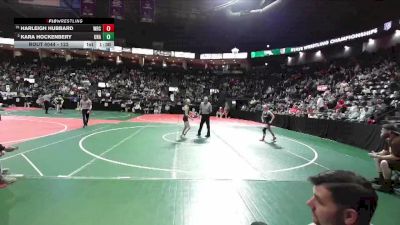 122 lbs Champ. Round 1 - Harleigh Hubbard, WRC3 vs Kara Hockenbery, Unattached