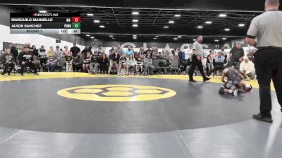 100 lbs Round 3 - Jaxon Sanchez, POWA vs Marcarlo Mannello, Mat Assassins