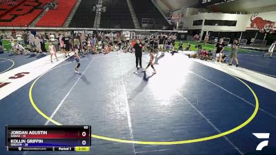 65 lbs Cross Bracket (8 Team) - Jordan Agustin, Hawaii vs Kollin Griffin, Oregon