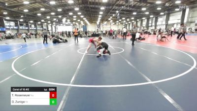 112 lbs Consi Of 16 #2 - Tristan Rosemeyer, NJ vs D'Angelo Zuniga, TX