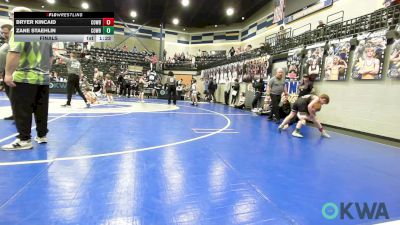 75 lbs Final - Bryer Kincaid, Cowboy Wrestling Club vs Zane Staehlin, Cowboy Wrestling Club