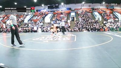 157 lbs Quarterfinals (8 Team) - Ashton Jewell, Hartland vs Kailen Millay, Rochester Adams