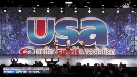 Finalist #1 - Clovis West High School [2026 JV Song/Pom Intermediate -- Small (5-9) Day 5] 2026 USA Spirit Nationals & Collegiate Championships