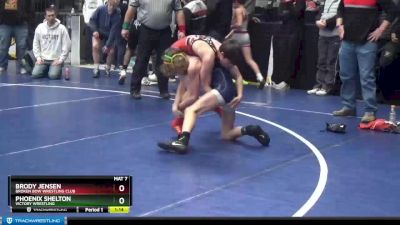 90 lbs Cons. Round 5 - Phoenix Shelton, Victory Wrestling vs Brody Jensen, Broken Bow Wrestling Club