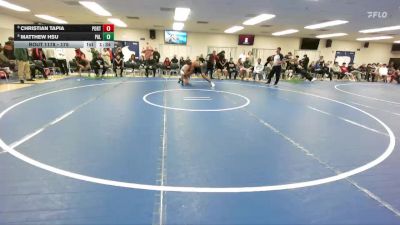 175 lbs Champ. Round 3 - Christian Tapia, Porterville vs Matthew Hsu, Palisades Charter
