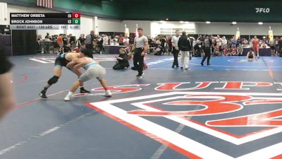 138 lbs Round Of 128 - Matthew Orbeta, CA vs Brock Johnson, KS