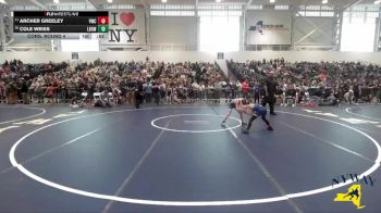 66 lbs Cons. Round 4 - Cole Weiss, Long Beach Gladiators Wrestling vs Archer Greeley, Victor Wrestling Club