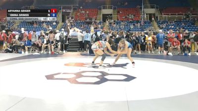 135 lbs Cons. Sub-quarters - Aryanna Geiger, Illinois vs Emma Grimes, Pennsylvania