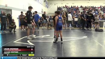 108 lbs Cons. Semi - Zayden Zentner, Temecula vs Jacob Arizmendi, Charter Oak Youth Wrestling