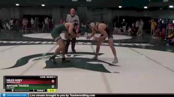165 lbs Cons. Round 4 - Nathan Tausch, Cal Poly vs Miles Hoey, Michigan State