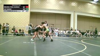123 lbs Consi Of 32 #1 - Melissa Pena Guzman, Mat Mechanics vs Lily Huihui, South Kona WC