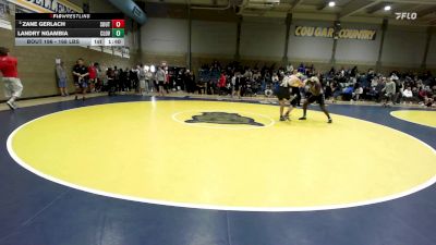 168 lbs Round Of 32 - Zane Gerlach, South Anchorage (AK) vs Landry Ngambia, Clovis North