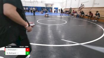 126 lbs Cons. Round 2 - Miguel Rodriguez, North Coast Grapplers vs Leo Champagne, NorCal Takedown