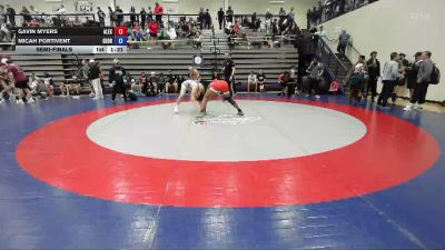 165 lbs Semifinal - Gavin Myers, Alexander Wreslting Club Thundercats vs Micah Portivent, Georgia
