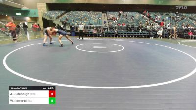 165 lbs Consi Of 16 #1 - John Rudebaugh, Eastern Oregon University vs Wyatt Rewerts, Embry-Riddle