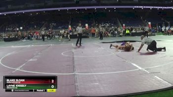 D4-138 lbs Semifinal - Blake Sloan, Manchester HS vs Layne Knisely, Bronson HS