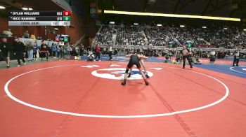 2A-106 lbs Cons. Semi - Rico Ramirez, Lingle-Ft. Laramie/Southeast vs Dylan Williams, Hulett