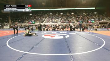 4A-106 lbs Cons. Semi - Colby Parker, Thunder Basin High School vs Rowdy Gallup, Kelly Walsh