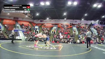 190 lbs Semifinals (8 Team) - Dominic Burns, Yale vs Tanner Woodworth, Whitehall