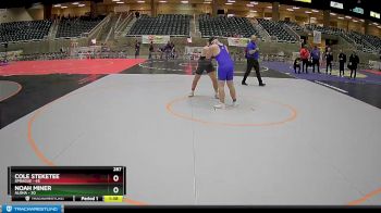 287 lbs Round 3 (4 Team) - Cole Steketee, Sprague vs Noah Miner, Aloha