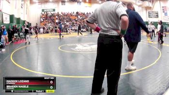 152 lbs Cons. Round 3 - Braiden Nagele, Foothill vs Maddox Lozano, Etiwanda