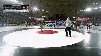 Girls 4A 170 lbs Quarterfinal - Selena Mares-Castro, Graham-Kapowsin (Girls) vs Neviah Torres, Auburn (Girls)