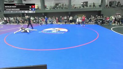 Junior Girls FS - 140 lbs Champ. Round 1 - Natalin Hout, CA vs Kylie Whitaker, WA