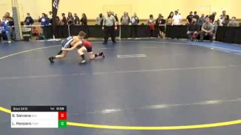 80 lbs Consolation - Brody Salviano, Boiling Springs vs Luke Pensiero, Forest Hills