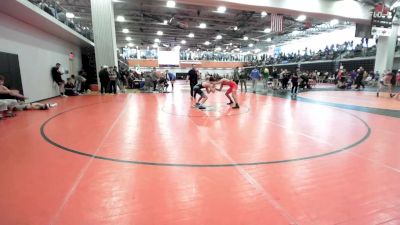 132 lbs Quarterfinal - Adarein Hawkins, Sedalia Youth Wrestling vs Jordan Bell, Blue Monday Wrestling