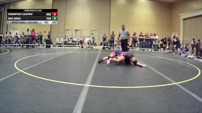 123 lbs Round Of 64 - Zanniyah Castro, Bonanza vs Mia Sena, Fourth Chamber WC