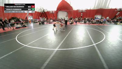 12U Boys - 92 lbs Semis - William Maciejewski, Wisconsin vs Rohlyn Robinson, Wisconsin