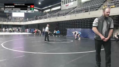 152 lbs Consi Of 8 #2 - Caleb Rusk, Girardville vs Anthony Dispensa, Cranford