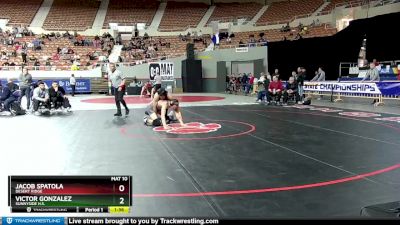 D1-157 lbs Champ. Round 1 - Victor Gonzalez, Sunnyside H.S. vs Jacob Spatola, Desert Ridge