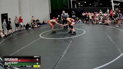 110 lbs Placement (4 Team) - Elijah Bushy, POWA vs Dom Englese, Backyard Brawlers