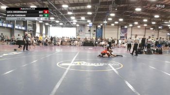 119 lbs Rr Rnd 2 - Luca DeGennaro, North Carolina National Team Red vs Jaylin Foreman, Great Bridge Wrestling Club