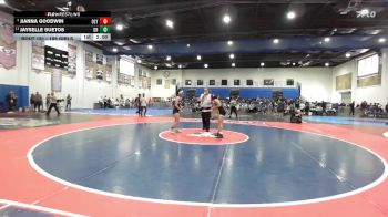 105 Girls Quarterfinal - Jianna Goodwin, Olympian vs Jayselle Suetos, Granite Hills