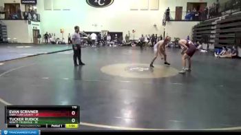 170 lbs Round 2 (8 Team) - EVAN SCRIVNER, Saint Clair County vs TUCKER RUDICK, Hewitt-Trussville