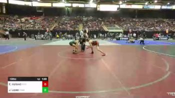 138 lbs Round Of 64 - Emery Holland, Rough Riders vs Johnny Lopez, Poway Wrestling