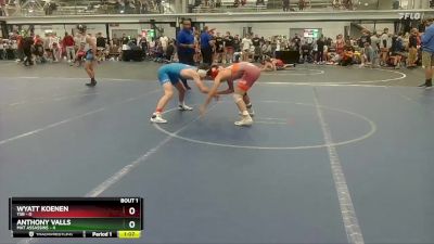 106 lbs Semis (4 Team) - Anthony Valls, Mat Assassins vs Wyatt Koenen, TSB