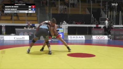 92kg (non-olympic) Cons. Semi - Joseph De Maio, Dinos Wrestling Club vs Peter Shirley, Hamilton Wrestling Club