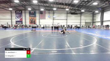 145 lbs Round Of 128 - Blake Jacobson, VA vs Gabriel Delgado, NV