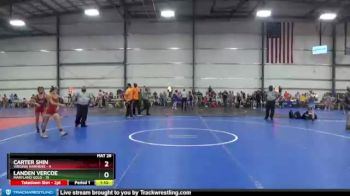 88 lbs Round 3 (6 Team) - Landen Vercoe, Maryland Gold vs Carter Shin, Virginia Hammers