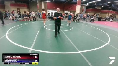 220 lbs 1st Place Match - Jarrett Stoner, Rockwall Training Center vs Logan Latham, Vici Wrestling Club