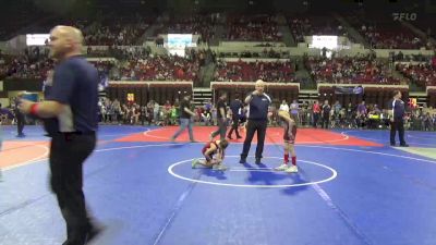 65 lbs Cons. Round 4 - Brian Christenson, North Montana Wrestling Club vs Aidric Schauer, Lockwood Wrestling Club