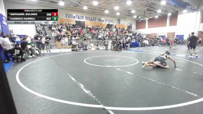 106 lbs Cons. Round 10 - Cadence Harrell, Mayfair vs Nathaniel Solorio, Damien